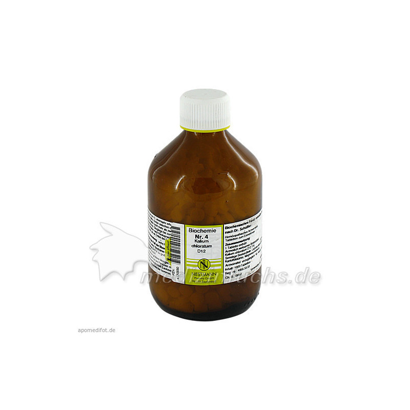 Biochemie Nestmann Nr.4 Kalium chloratum D12, 1000 ST – PZN 4130550