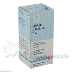 BIOCHEMIE DHU 12 CALCIUM SULFURICUM D12, 200 ST – PZN 2581076