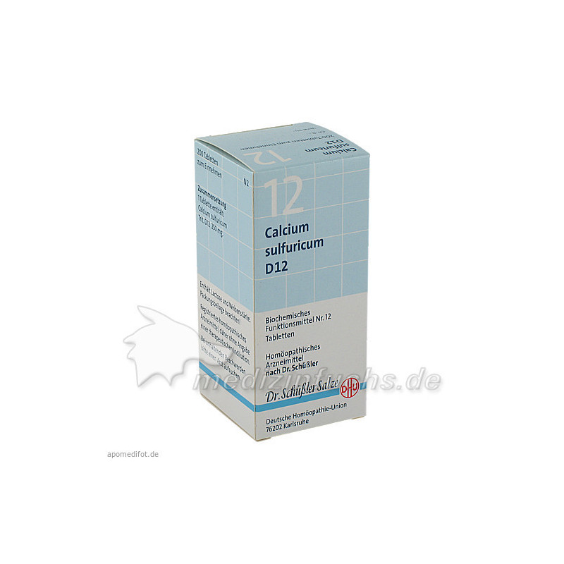 BIOCHEMIE DHU 12 CALCIUM SULFURICUM D12, 200 ST – PZN 2581076