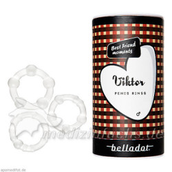Belladot/Viktor Silikonpenisringe in 3 Größen, 1 ST – PZN 10400947