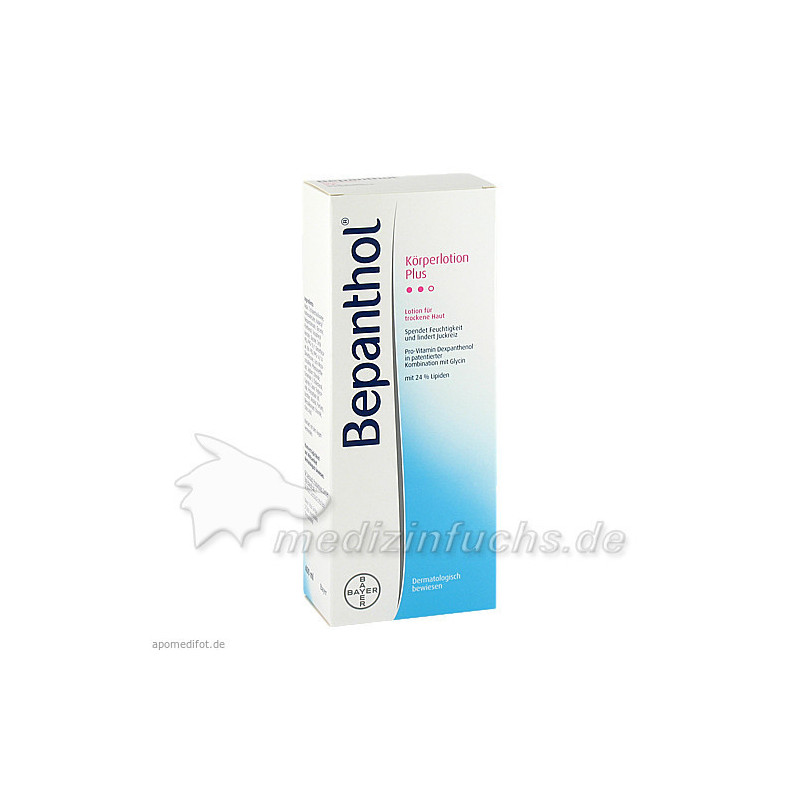 Bepanthol Körperlotion Plus Spenderflasche, 400 ML – PZN 2293561