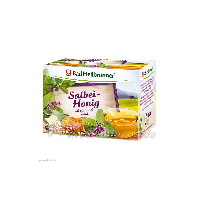 Bad Heilbrunner Salbei-Honigtee, 15 ST – PZN 2005036