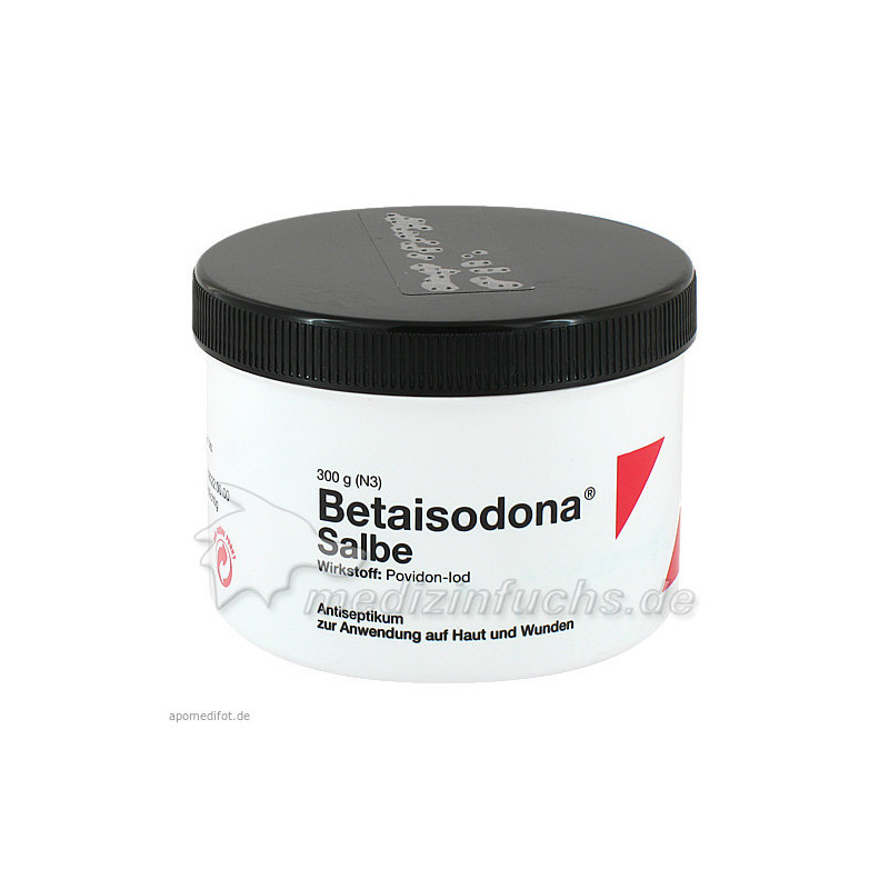 BETAISODONA SALBE TIEGEL, 300 G – PZN 3337214