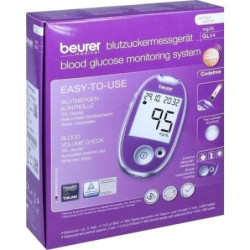 Beurer GL 44 Blutzuckermessgerät lila mg/dl, 1 ST – PZN 8600001