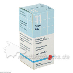 BIOCHEMIE DHU 11 SILICEA D12, 80 ST – PZN 274795