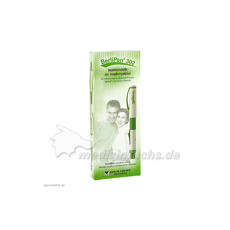 BERLIPEN 302 f 3ml Patrone grün, 1 ST – PZN 3820695