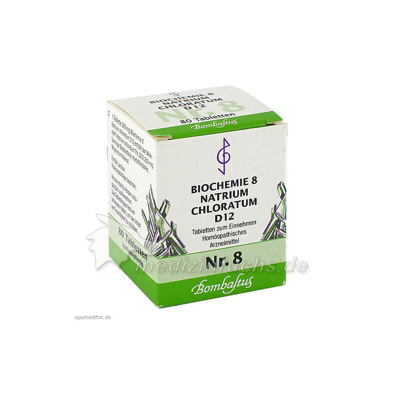 Biochemie 8 Natrium chloratum D 12, 80 ST – PZN 1073751