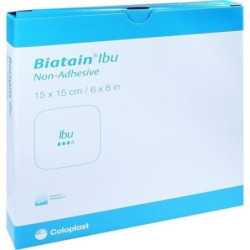Biatain-Ibu Schaumverband nicht-haftend 15x15cm, 5 ST – PZN 4808354