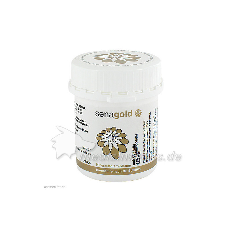Biochemie Senagold Nr. 19 Cuprum arsenicosum D12, 400 ST – PZN 7544507