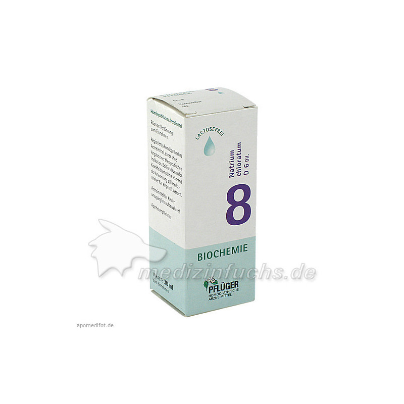 Biochemie Pflüger Nr. 8 Natrium chloratum D 6 Dil., 30 ML – PZN 6324637