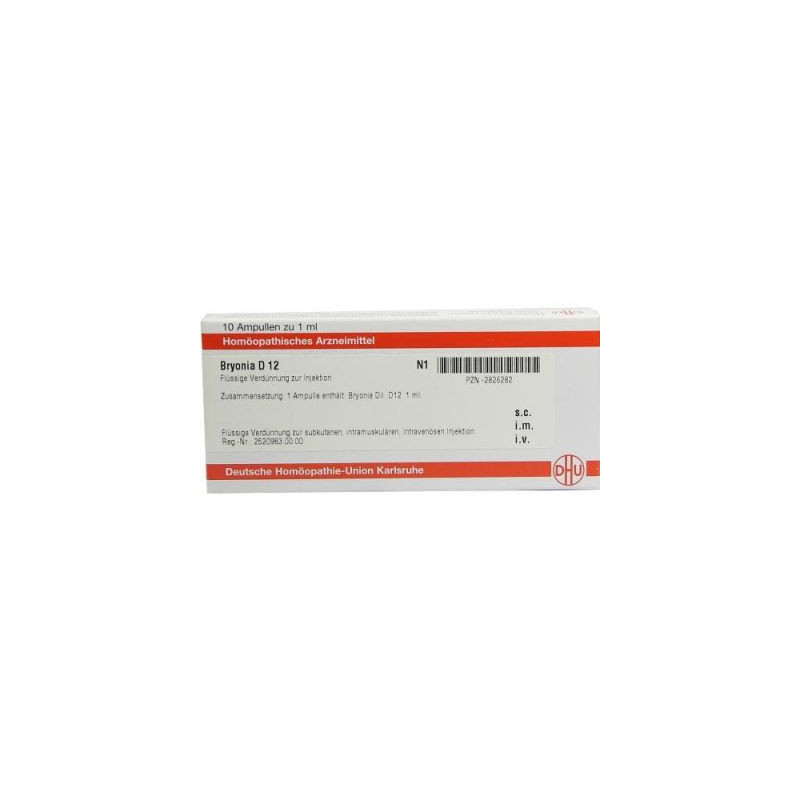 Bryonia D 12 Ampullen (10X1 ml) – PZN 2826282