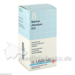 BIOCHEMIE DHU 8 Natrium chloratum D12 Tabl., 420 ST – PZN 6584189