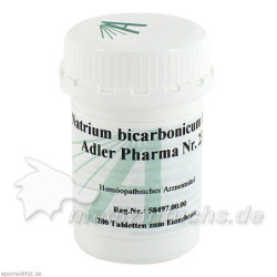 Biochemie Adler 23 Natrium Bicarbonicum D12 Adler, 200 ST – PZN 833533