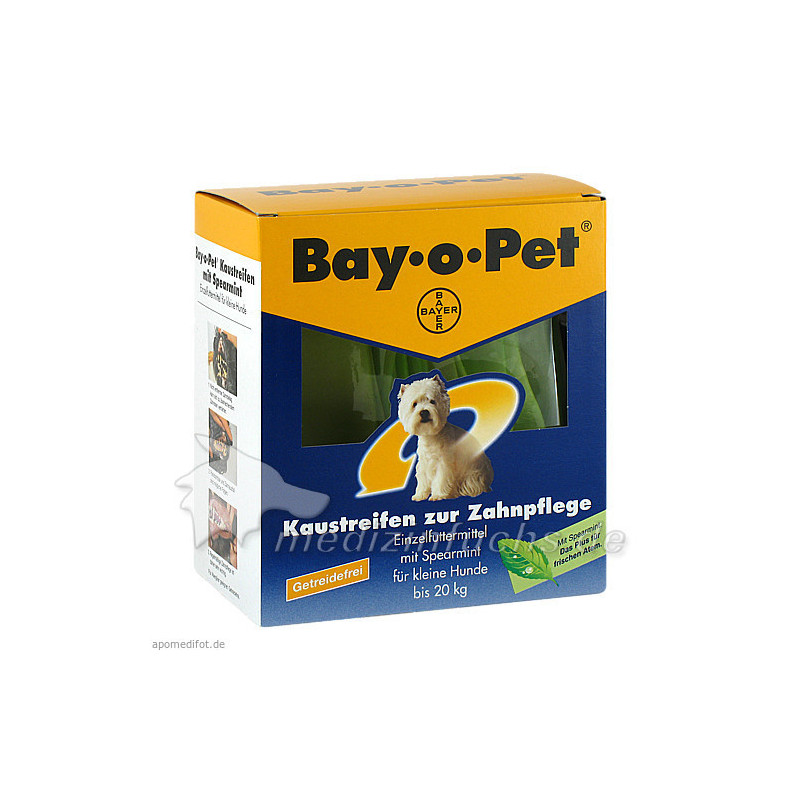 Bay-o-Pet Zahnpflege Kaustreif Spearmint klei Hund, 140 G – PZN 679635