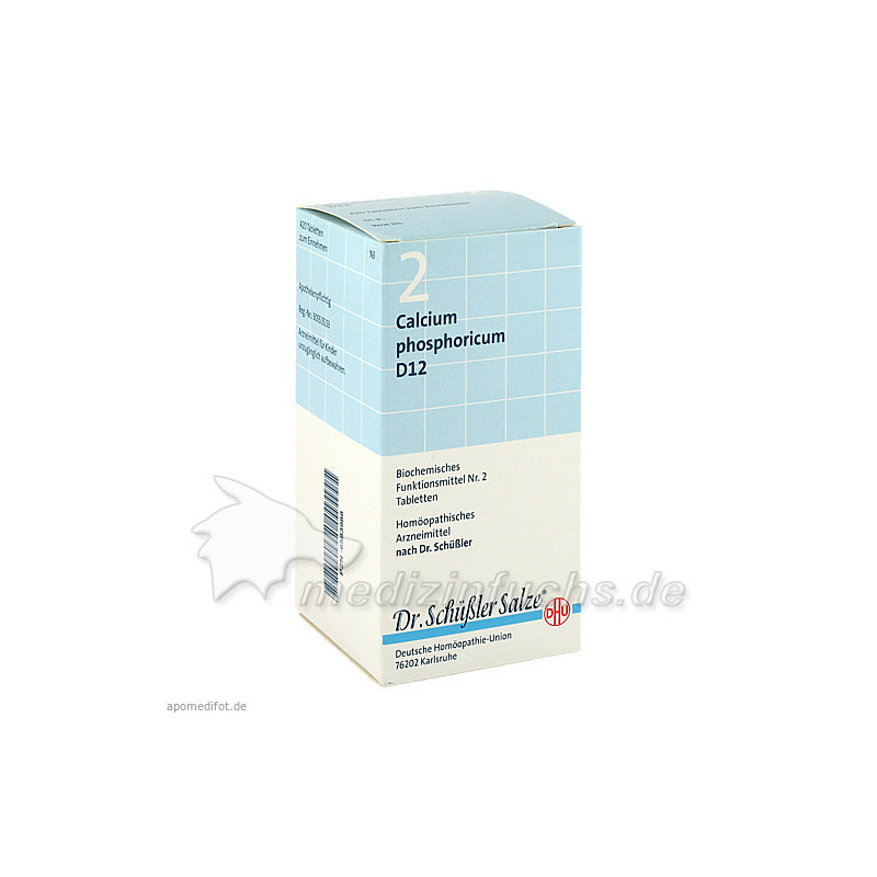 BIOCHEMIE DHU 2 Calcium phosphoricum D12 Tabl., 420 ST – PZN 6583988