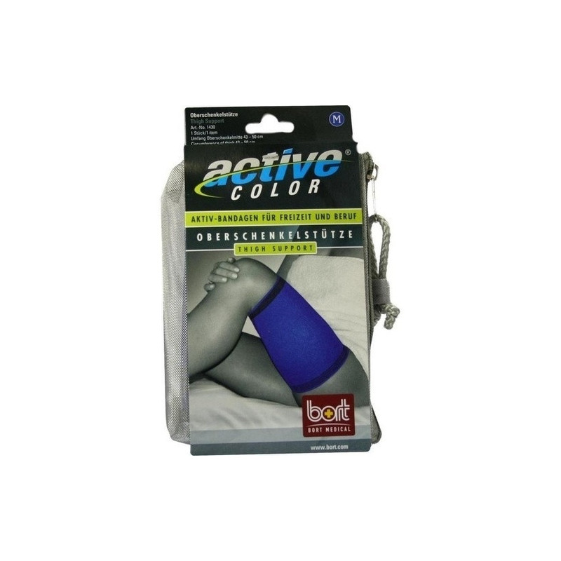 BORT ActiveColor Oberschenkelstütze blau medium, 1 ST – PZN 3169662