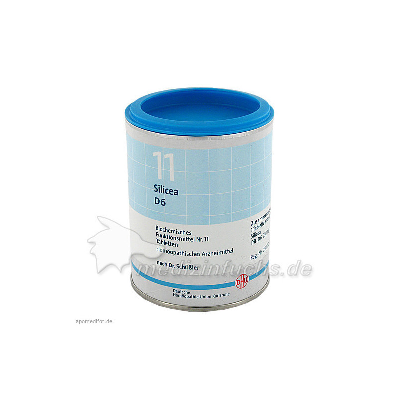 BIOCHEMIE DHU 11 SILICEA D 6, 1000 ST – PZN 274772