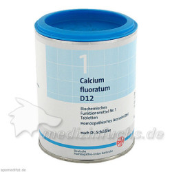 BIOCHEMIE DHU 1 CALCIUM FLUORATUM D12, 1000 ST – PZN 273815