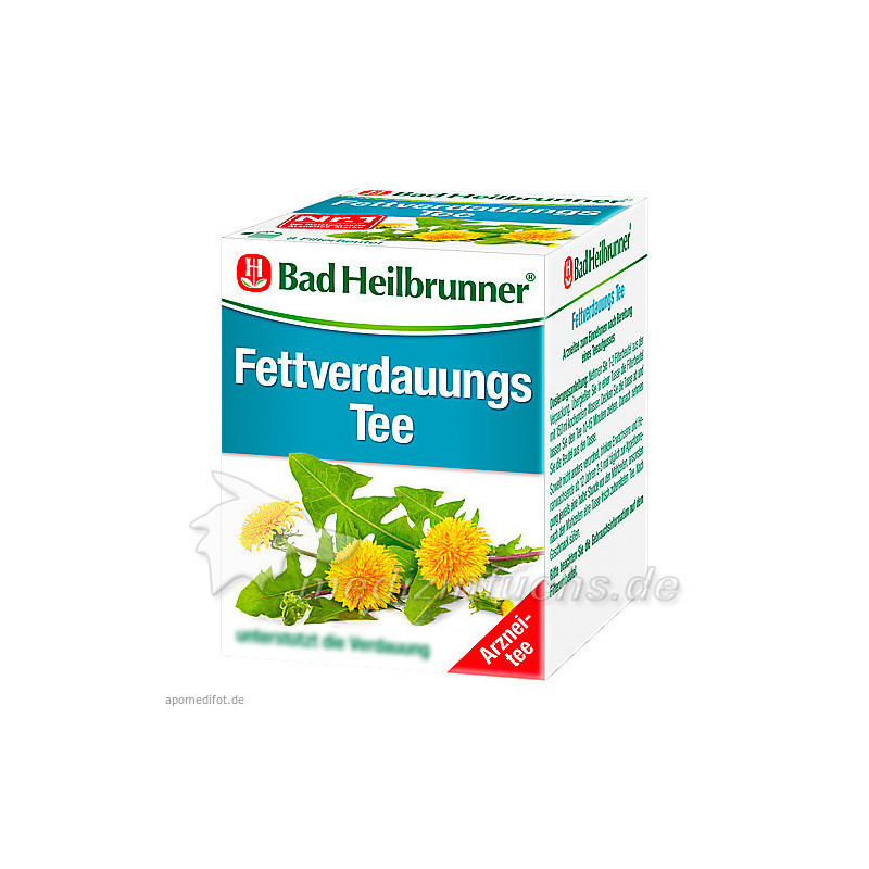 Bad Heilbrunner Fettverdauungstee, 8 ST – PZN 52882