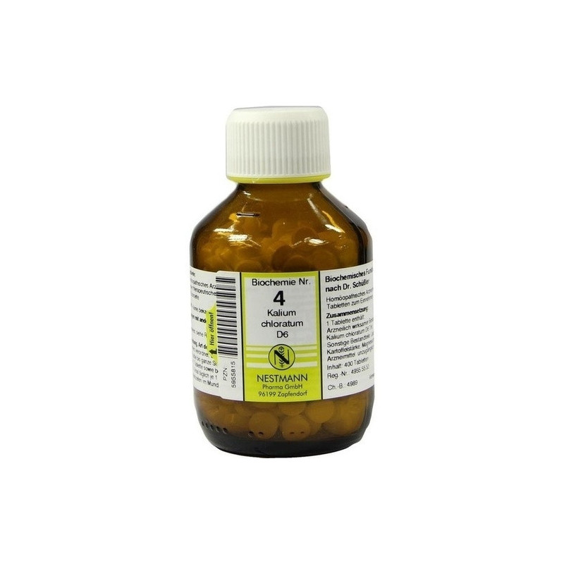 BIOCHEMIE 4 KAL CHLOR D 6, 400 ST – PZN 5955815