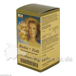 Biotin + Zink Haarkapseln, 100 ST – PZN 4595645