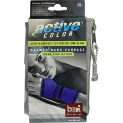 BORT ActiveColor Daumen-Hand-Bandage blau x-large, 1 ST – PZN 5873543