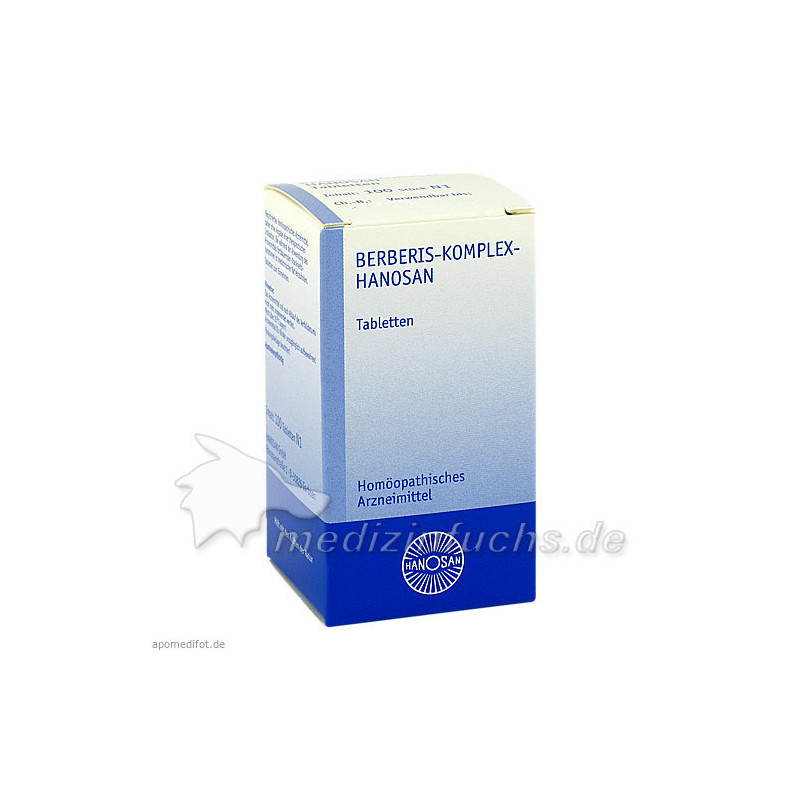 BERBERIS KOMPLEX Hanosan Tabletten, 100 ST – PZN 9268655