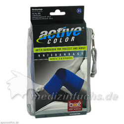 BORT ActiveColor Kniebandage blau x-large, 1 ST – PZN 6914557