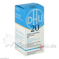 BIOCHEMIE DHU 20 KALIUM ALUMINIUM SULFURICUM D6, 200 ST – PZN 2581538