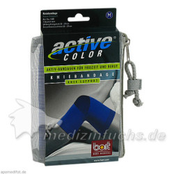 BORT ActiveColor Kniebandage blau medium, 1 ST – PZN 6914646