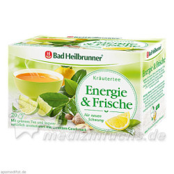 Bad Heilbrunner Wohlfühltee Energie & Frische, 20 ST – PZN 10626605