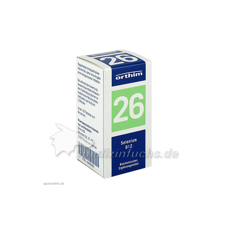 Biochemie Orthim Nr. 26 Selenium D12, 100 ST – PZN 9492364