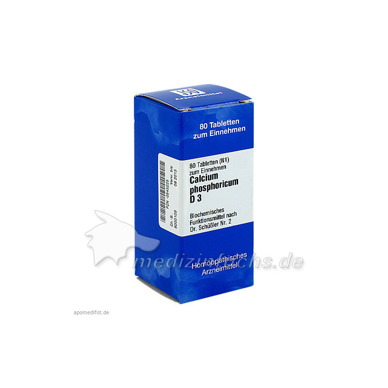 BIOCHEMIE 2 CALC PHOS D 3, 80 ST – PZN 545225