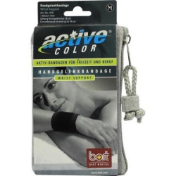 BORT ActiveColor Handgelenkbandage schwarz medium, 1 ST – PZN 6914273