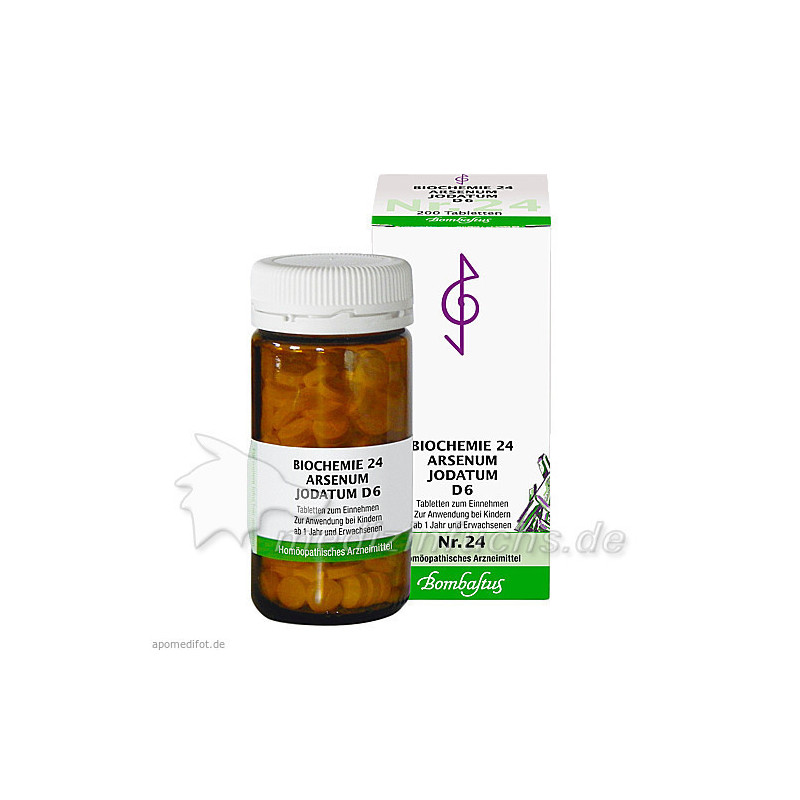 Biochemie 24 Arsenum jodatum D 6, 200 ST – PZN 4325710
