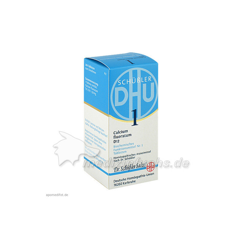 BIOCHEMIE DHU 1 CALCIUM FLUORATUM D12, 200 ST – PZN 2580415
