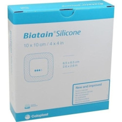 Biatain Silicone Schaumverband 10x10cm, 10 ST – PZN 3879292