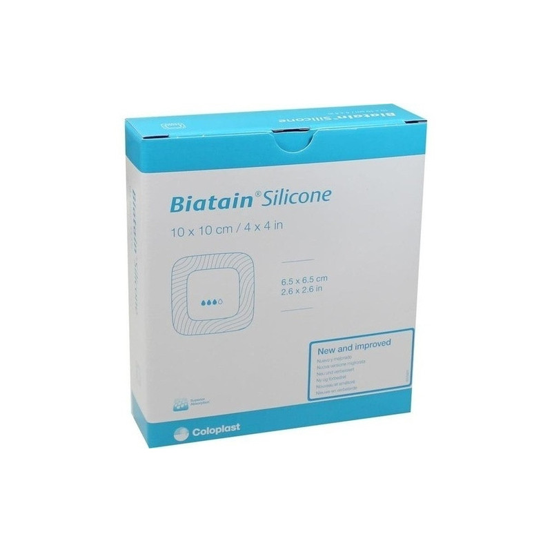 Biatain Silicone Schaumverband 10x10cm, 10 ST – PZN 3879292