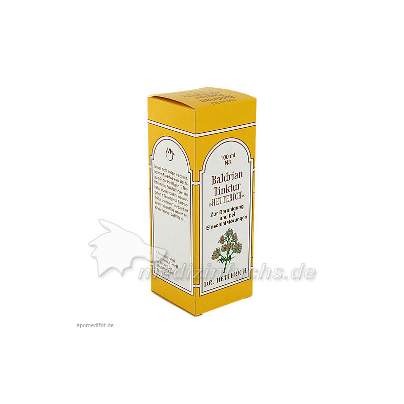 BALDRIANTINKTUR HETTERICH, 100 ML – PZN 3180971