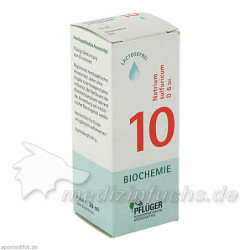 Biochemie Pflüger Nr. 10 Natrium sulfuricum D 6, 30 ML – PZN 6324732