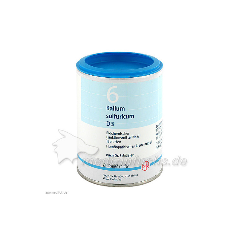 BIOCHEMIE DHU 6 KALIUM SULFURICUM D 3, 1000 ST – PZN 274252