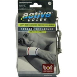 BORT ActiveColor Handgelenkbandage weiß medium, 1 ST – PZN 6914379