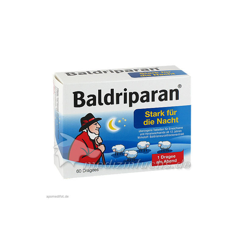 Baldriparan stark für die Nacht, 60 ST – PZN 499181