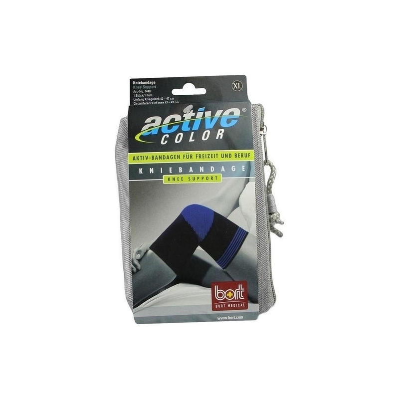 BORT ActiveColor Knie schwarz XL, 1 ST – PZN 4535732