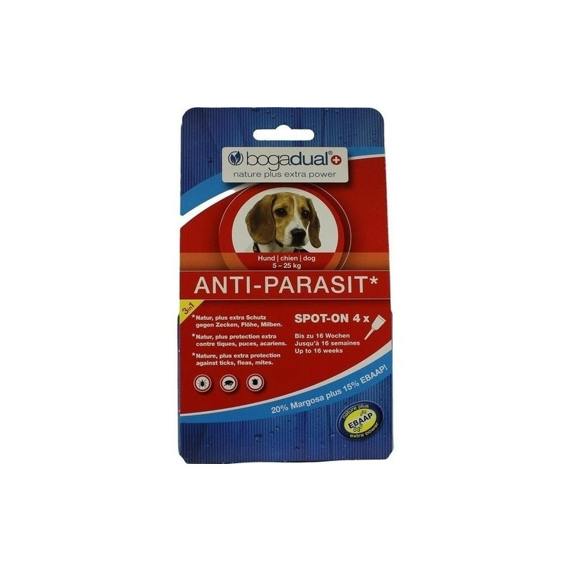 bogadual ANTI-PARASIT Spot-On Hund klein, 4X1.5 ML – PZN 7757427
