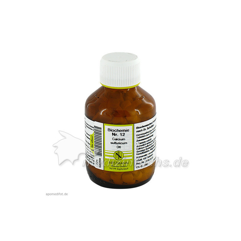 BIOCHEMIE 12 CALC SULF D 6, 400 ST – PZN 5955695