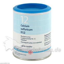 BIOCHEMIE DHU 12 CALCIUM SULFURICUM D12, 1000 ST – PZN 274909