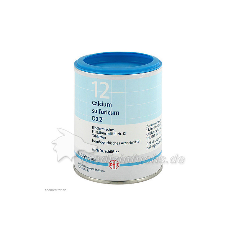 BIOCHEMIE DHU 12 CALCIUM SULFURICUM D12, 1000 ST – PZN 274909