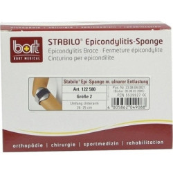 BORT Stabilo Epicondylitis-Spange grau Größe 2, 1 ST – PZN 5539927