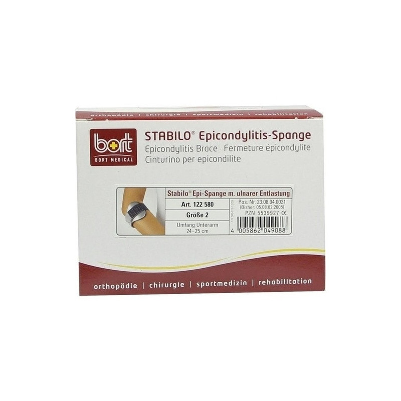 BORT Stabilo Epicondylitis-Spange grau Größe 2, 1 ST – PZN 5539927